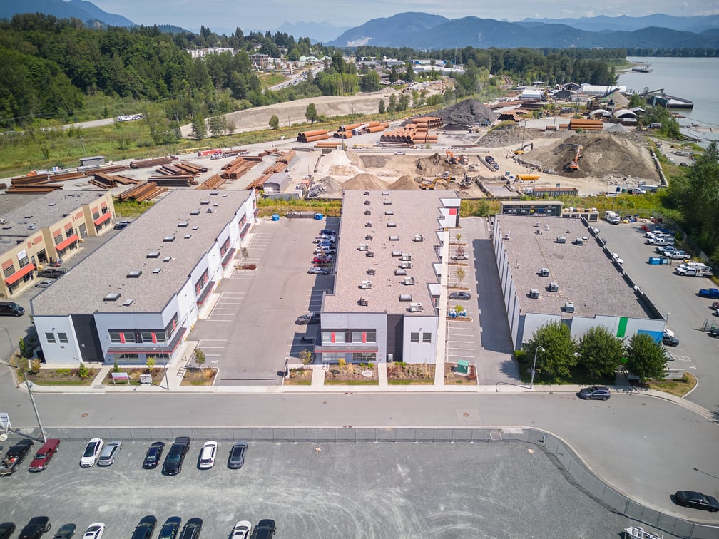 Commercial space, Silver Creek Industrial Park in Mission by Solterra Development.